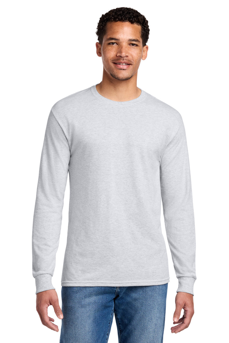 Jerzees - Dri-Power 50/50 Cotton/Poly Long Sleeve T-Shirt - Ash