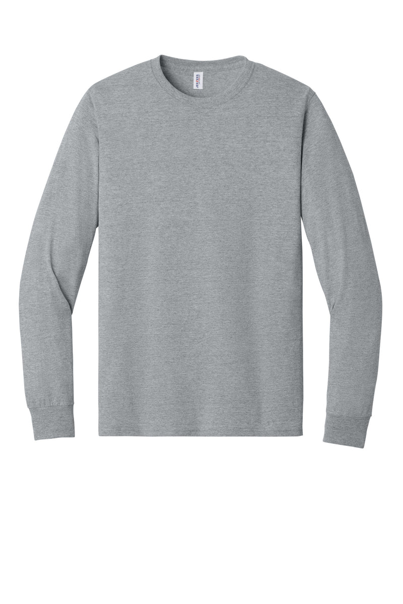 Jerzees - Dri-Power 50/50 Cotton/Poly Long Sleeve T-Shirt - Athletic Heather