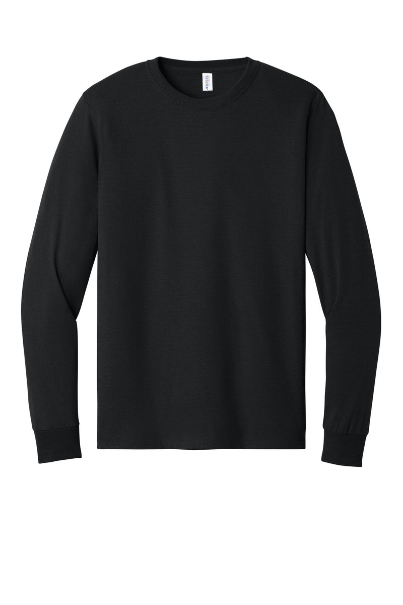 Jerzees - Dri-Power 50/50 Cotton/Poly Long Sleeve T-Shirt - Black