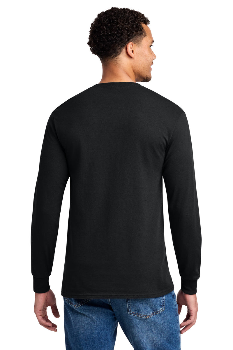 Jerzees - Dri-Power 50/50 Cotton/Poly Long Sleeve T-Shirt - Black