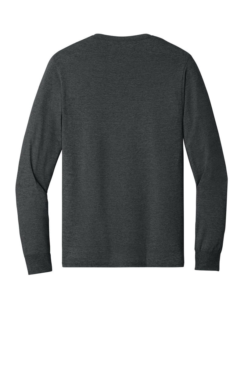 Jerzees - Dri-Power 50/50 Cotton/Poly Long Sleeve T-Shirt - Black Heather