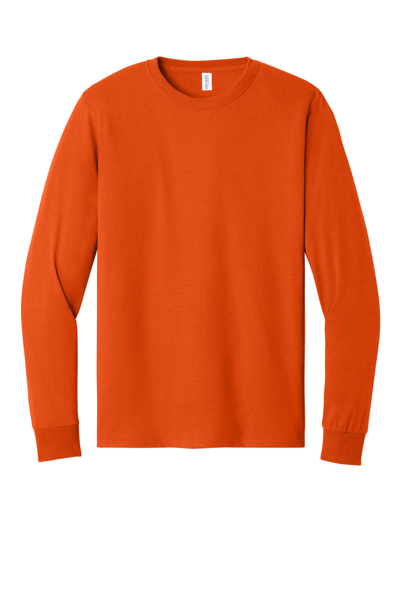 Jerzees - Dri-Power 50/50 Cotton/Poly Long Sleeve T-Shirt - Burnt Orange
