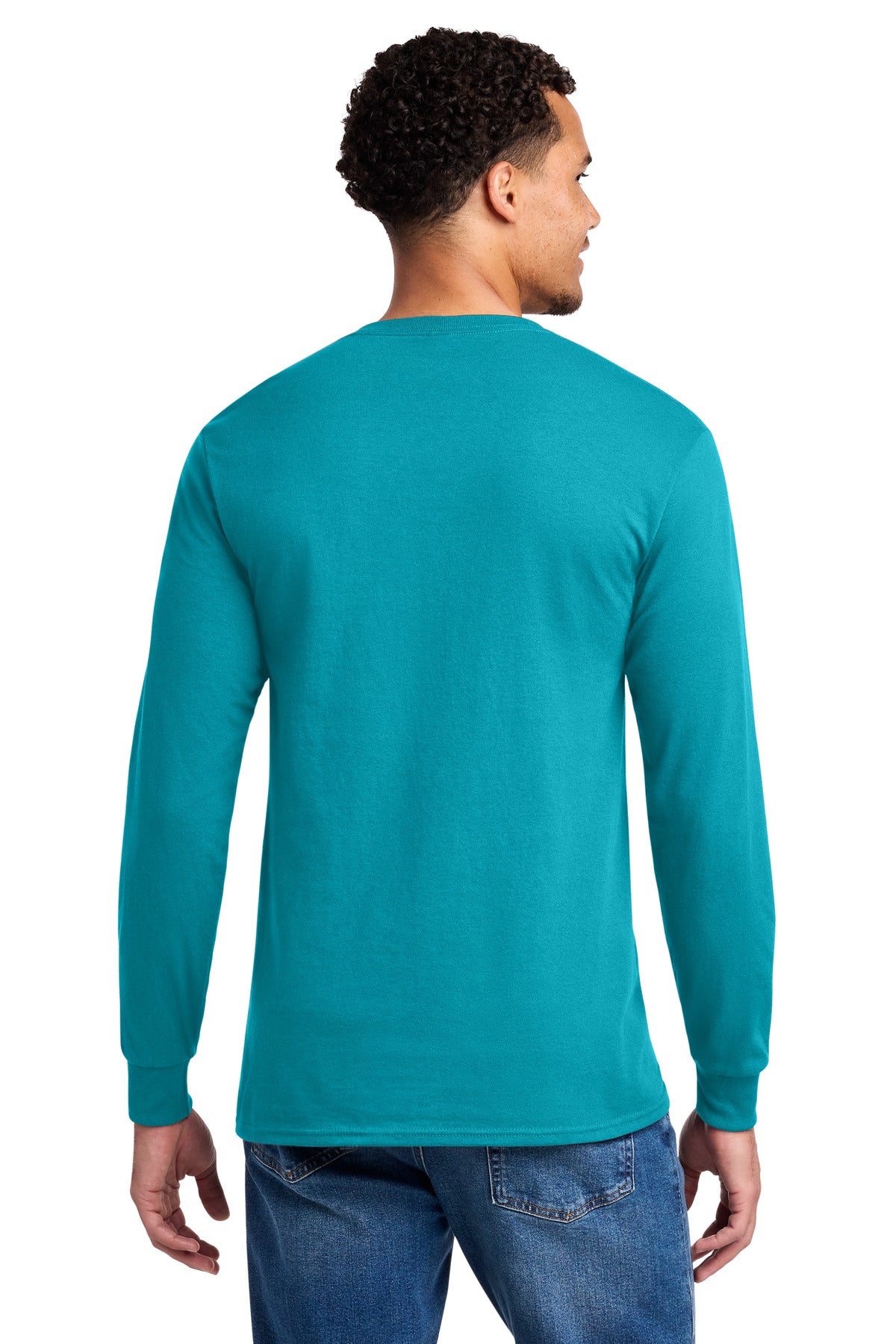 Jerzees - Dri-Power 50/50 Cotton/Poly Long Sleeve T-Shirt - California Blue