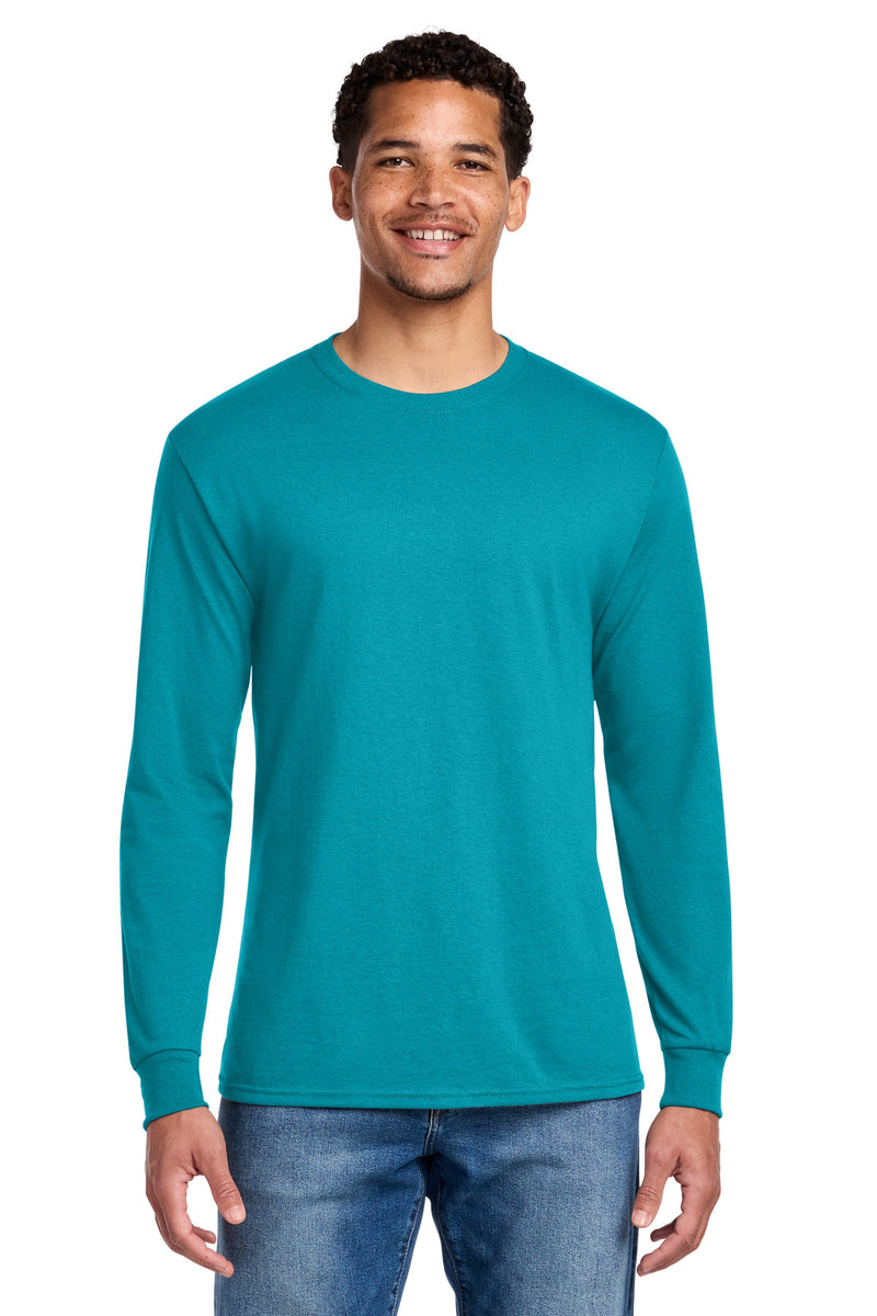 Jerzees - Dri-Power 50/50 Cotton/Poly Long Sleeve T-Shirt - California Blue
