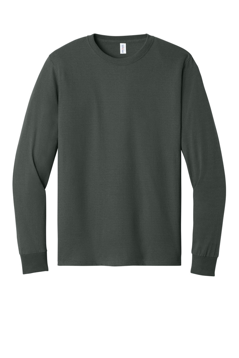Jerzees - Dri-Power 50/50 Cotton/Poly Long Sleeve T-Shirt - Charcoal Grey