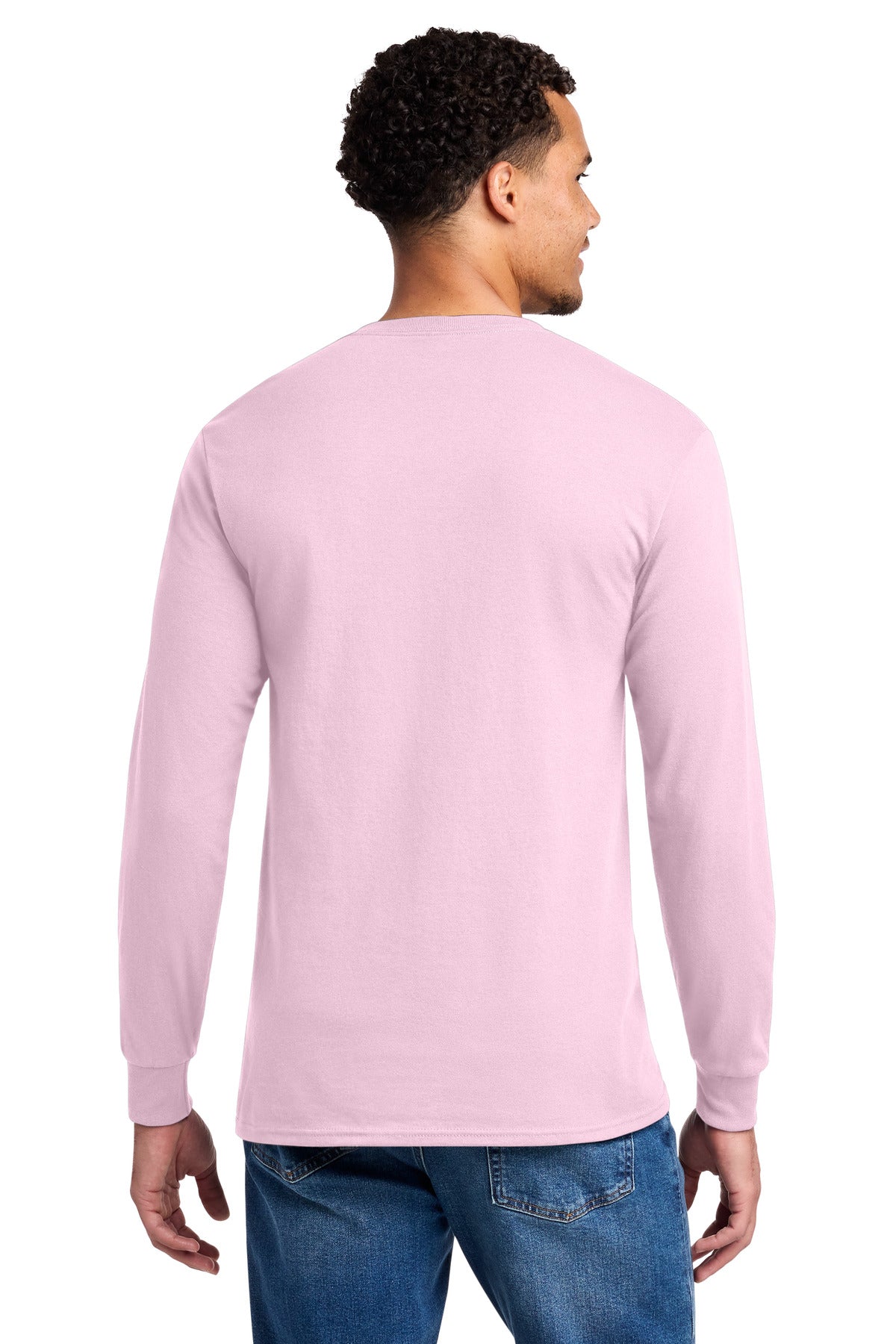 Jerzees - Dri-Power 50/50 Cotton/Poly Long Sleeve T-Shirt - Classic Pink