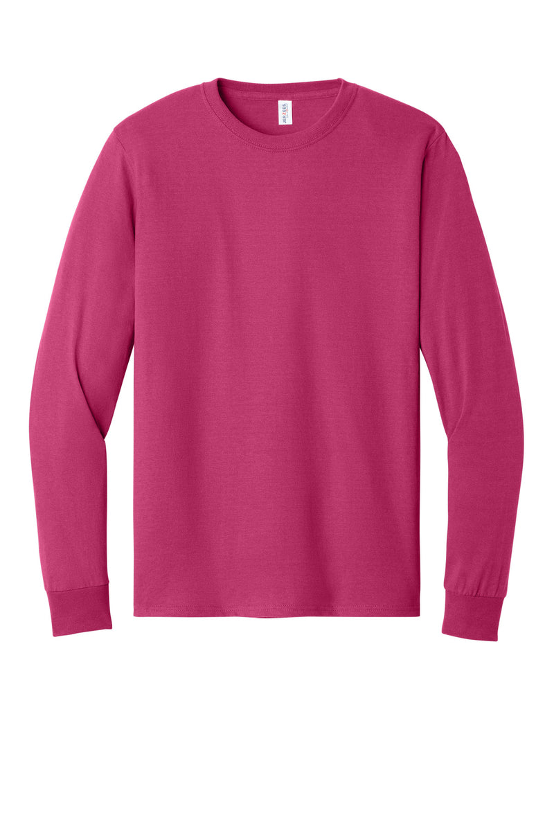 Jerzees - Dri-Power 50/50 Cotton/Poly Long Sleeve T-Shirt - Cyber Pink
