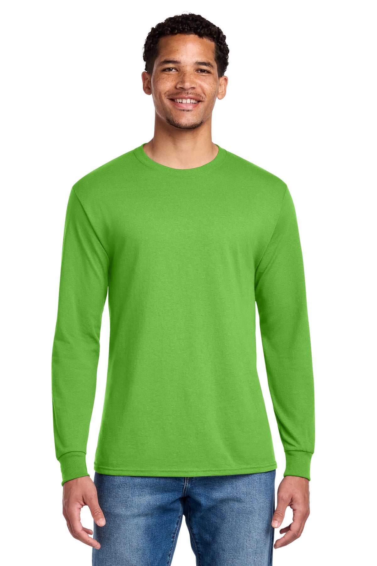 Jerzees - Dri-Power 50/50 Cotton/Poly Long Sleeve T-Shirt - Kiwi