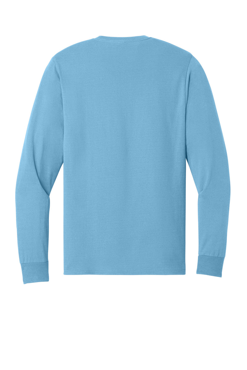 Jerzees - Dri-Power 50/50 Cotton/Poly Long Sleeve T-Shirt - Light Blue