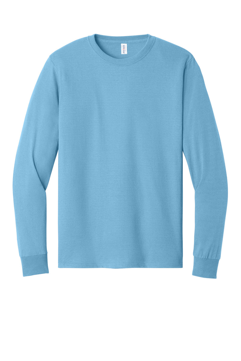 Jerzees - Dri-Power 50/50 Cotton/Poly Long Sleeve T-Shirt - Light Blue