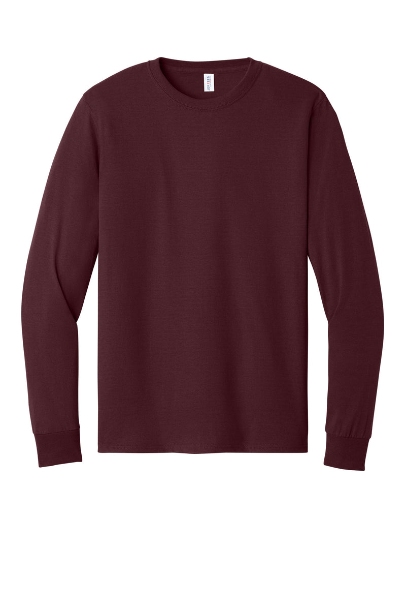 Jerzees - Dri-Power 50/50 Cotton/Poly Long Sleeve T-Shirt - Maroon