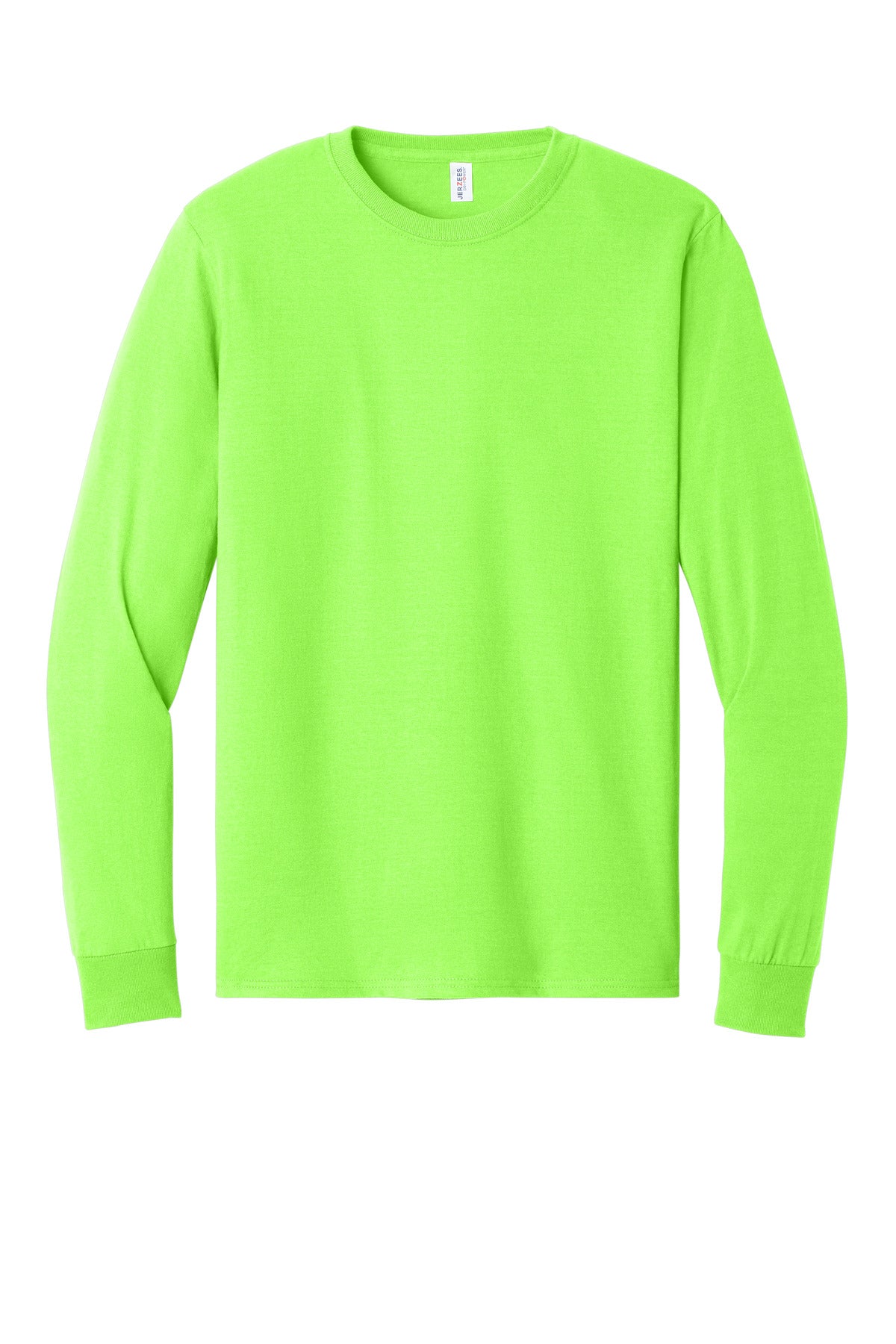 Jerzees - Dri-Power 50/50 Cotton/Poly Long Sleeve T-Shirt - Neon Green