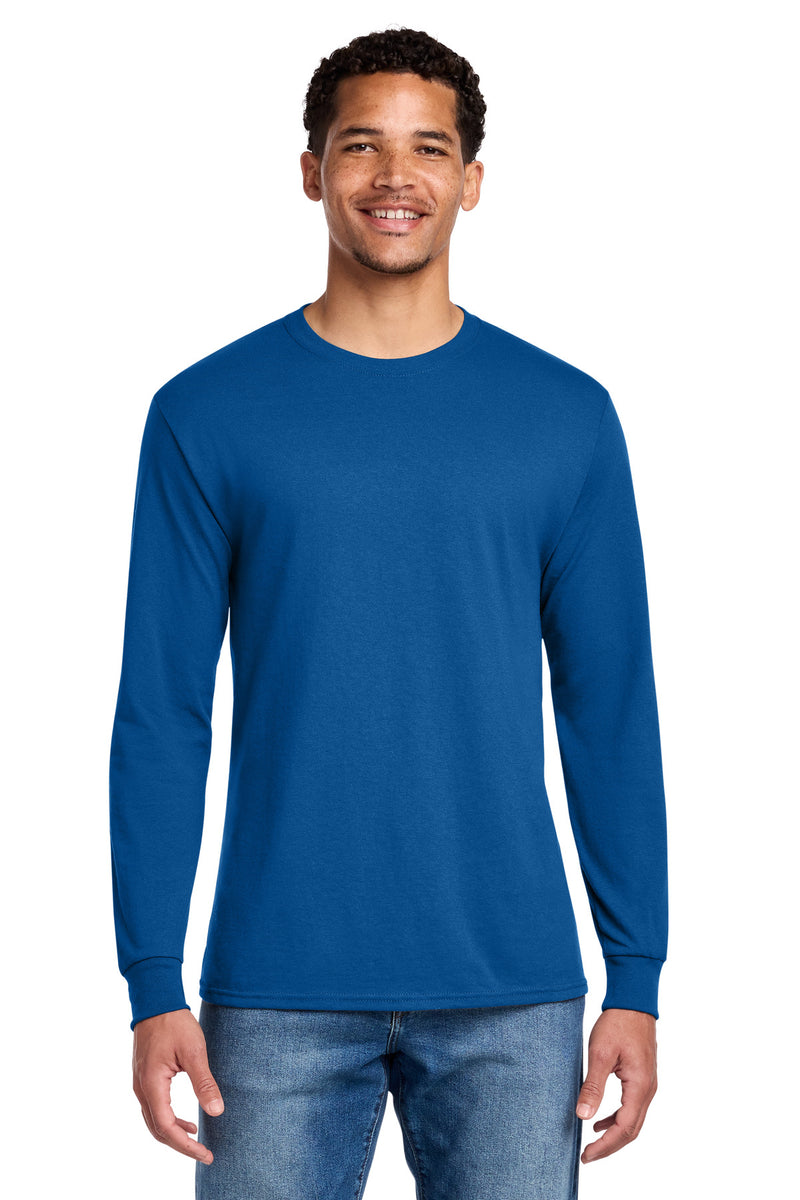 Jerzees - Dri-Power 50/50 Cotton/Poly Long Sleeve T-Shirt - Royal