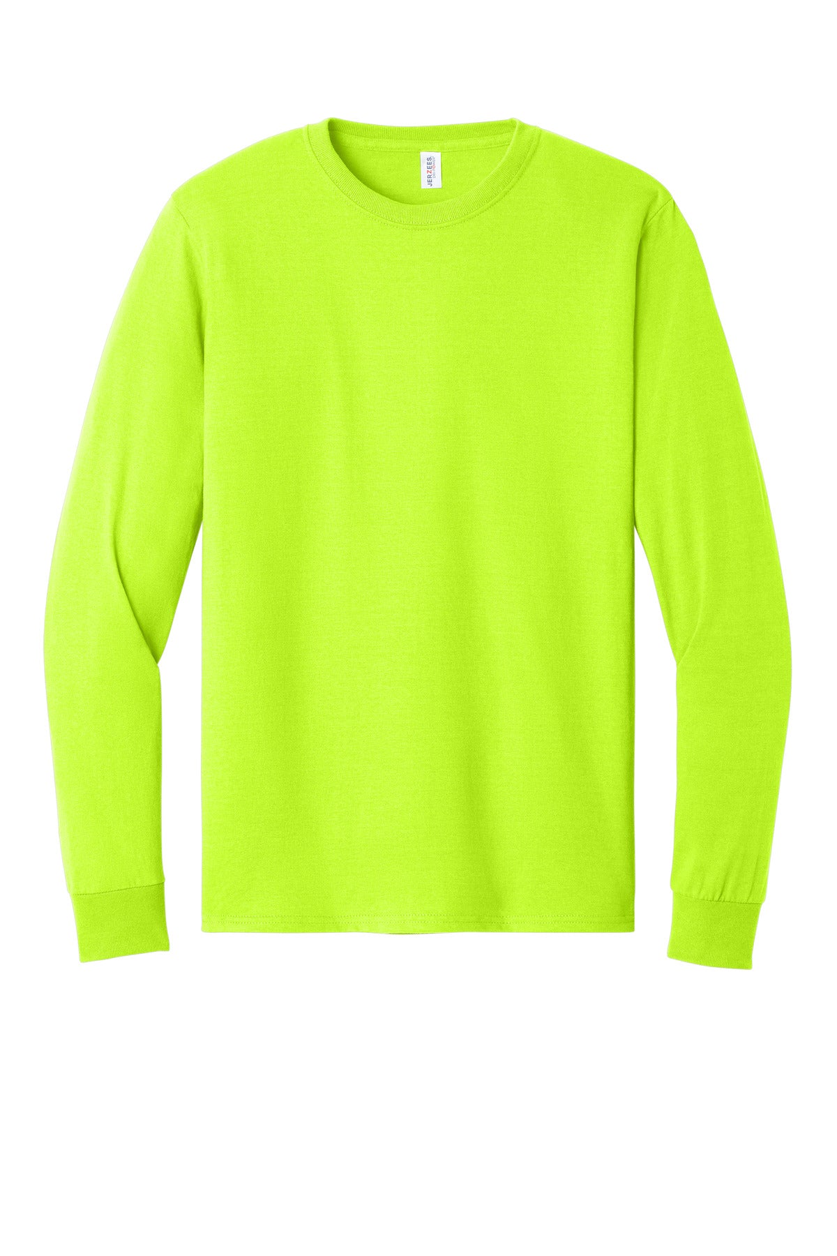 Jerzees - Dri-Power 50/50 Cotton/Poly Long Sleeve T-Shirt - Safety Green