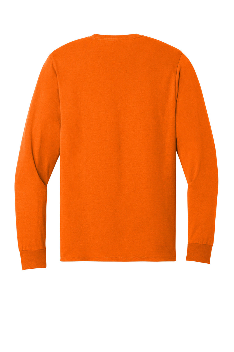 Jerzees - Dri-Power 50/50 Cotton/Poly Long Sleeve T-Shirt - Safety Orange