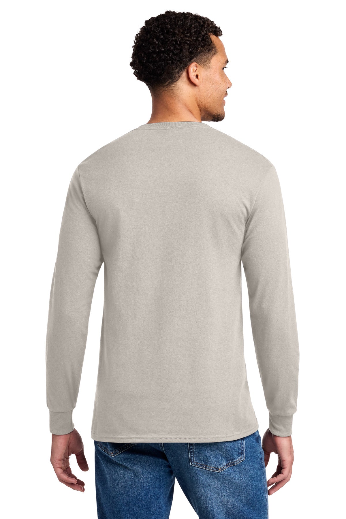 Jerzees - Dri-Power 50/50 Cotton/Poly Long Sleeve T-Shirt - Sandstone