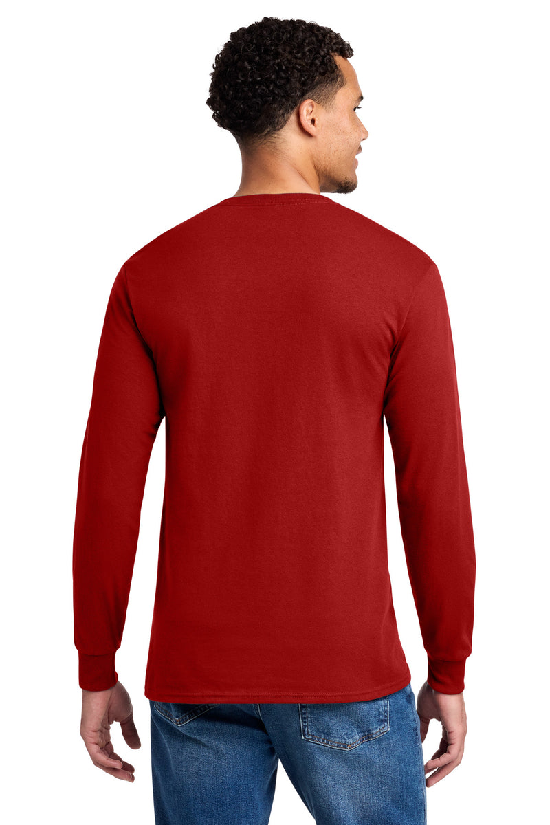 Jerzees - Dri-Power 50/50 Cotton/Poly Long Sleeve T-Shirt - True Red