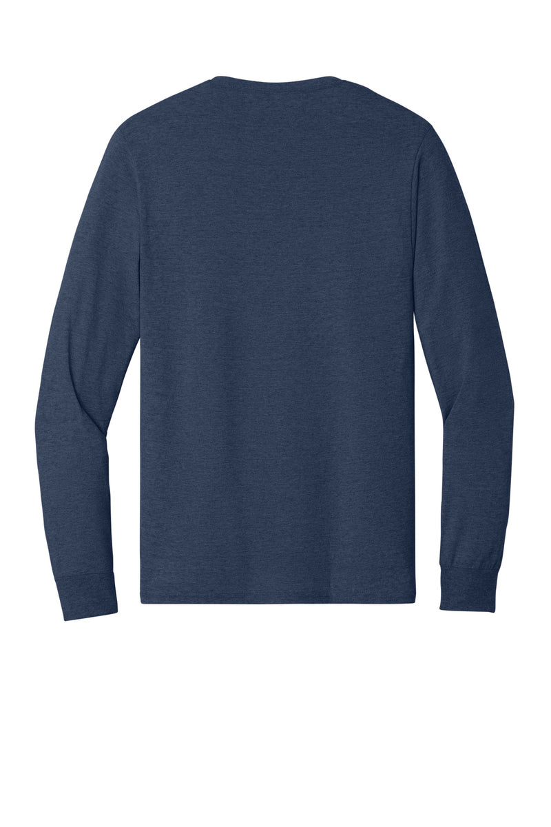 Jerzees - Dri-Power 50/50 Cotton/Poly Long Sleeve T-Shirt - Vintage Heather Navy