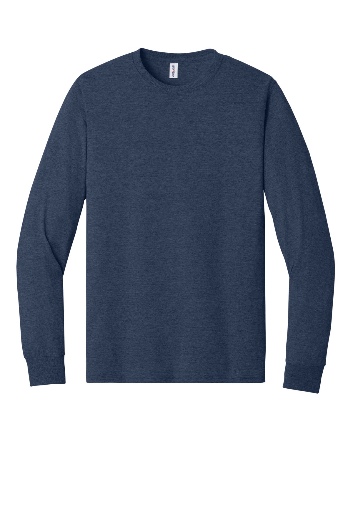 Jerzees - Dri-Power 50/50 Cotton/Poly Long Sleeve T-Shirt - Vintage Heather Navy
