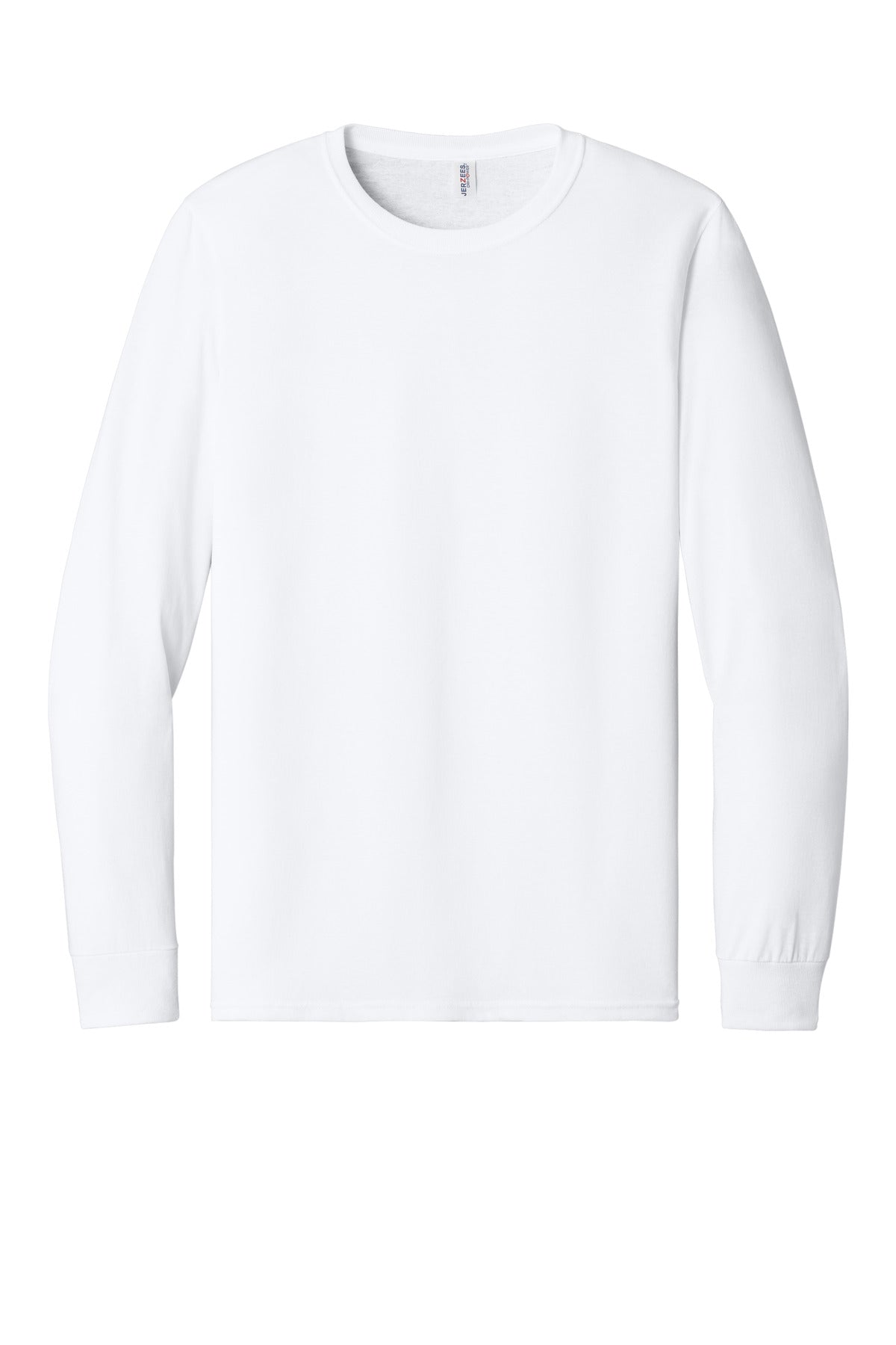 Jerzees - Dri-Power 50/50 Cotton/Poly Long Sleeve T-Shirt - White