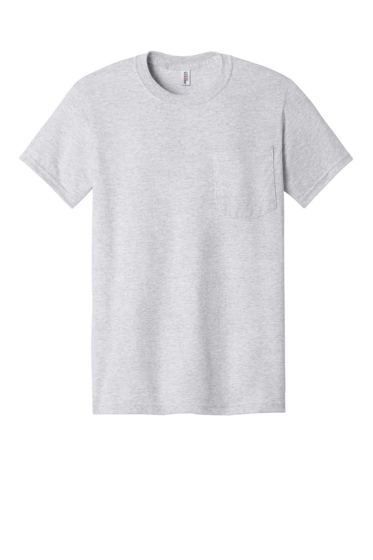 Jerzees -  Dri-Power 50/50 Cotton/Poly Pocket T-Shirt - Ash
