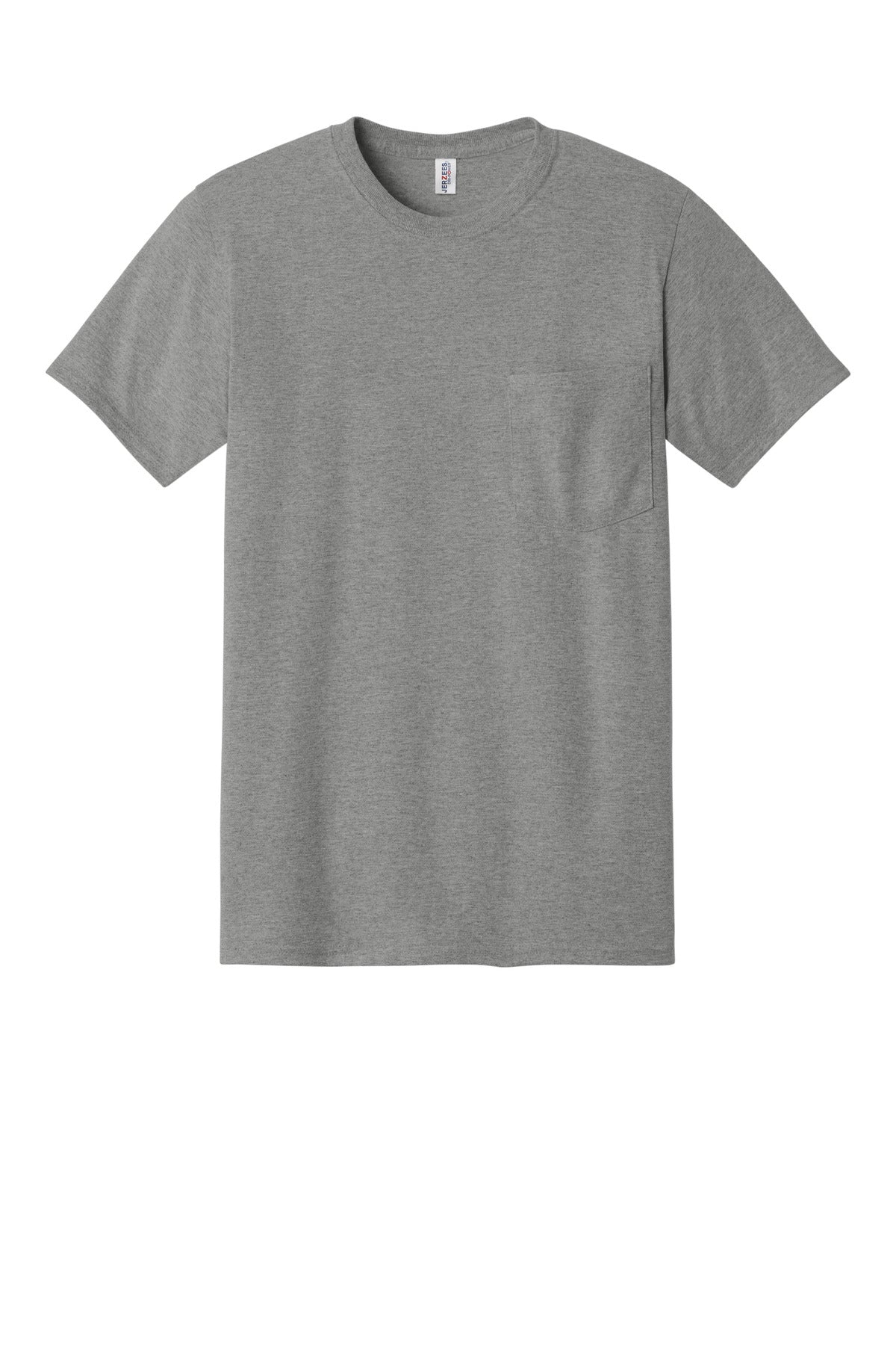 Jerzees -  Dri-Power 50/50 Cotton/Poly Pocket T-Shirt - Oxford