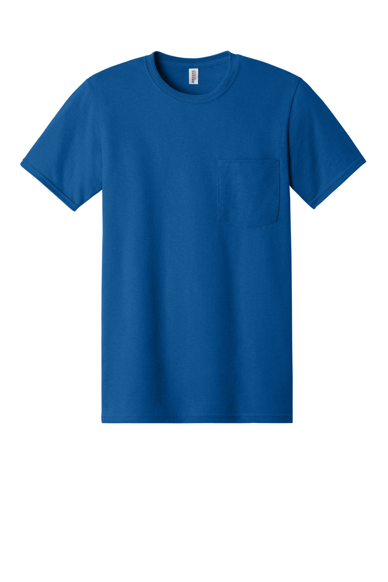 Jerzees -  Dri-Power 50/50 Cotton/Poly Pocket T-Shirt - Royal