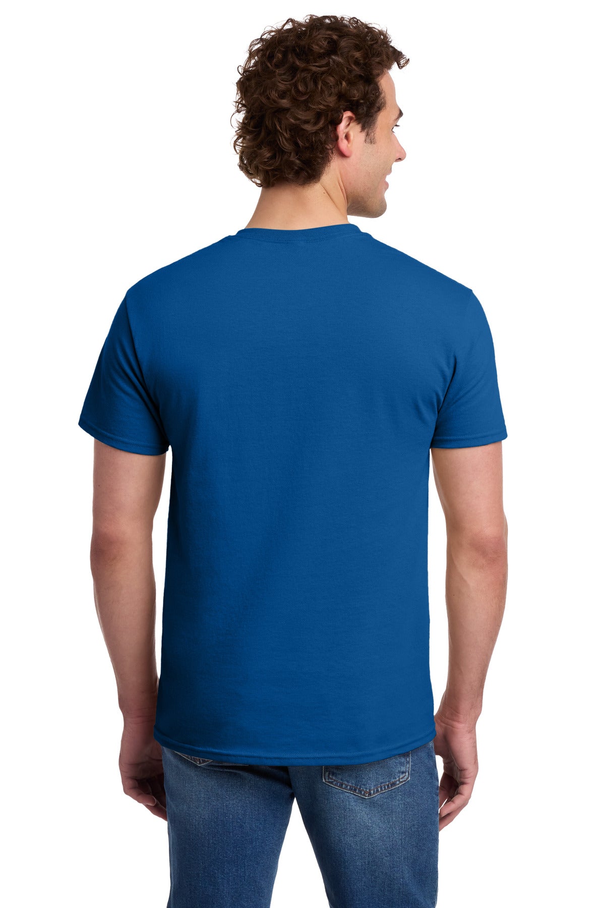 Jerzees -  Dri-Power 50/50 Cotton/Poly Pocket T-Shirt - Royal