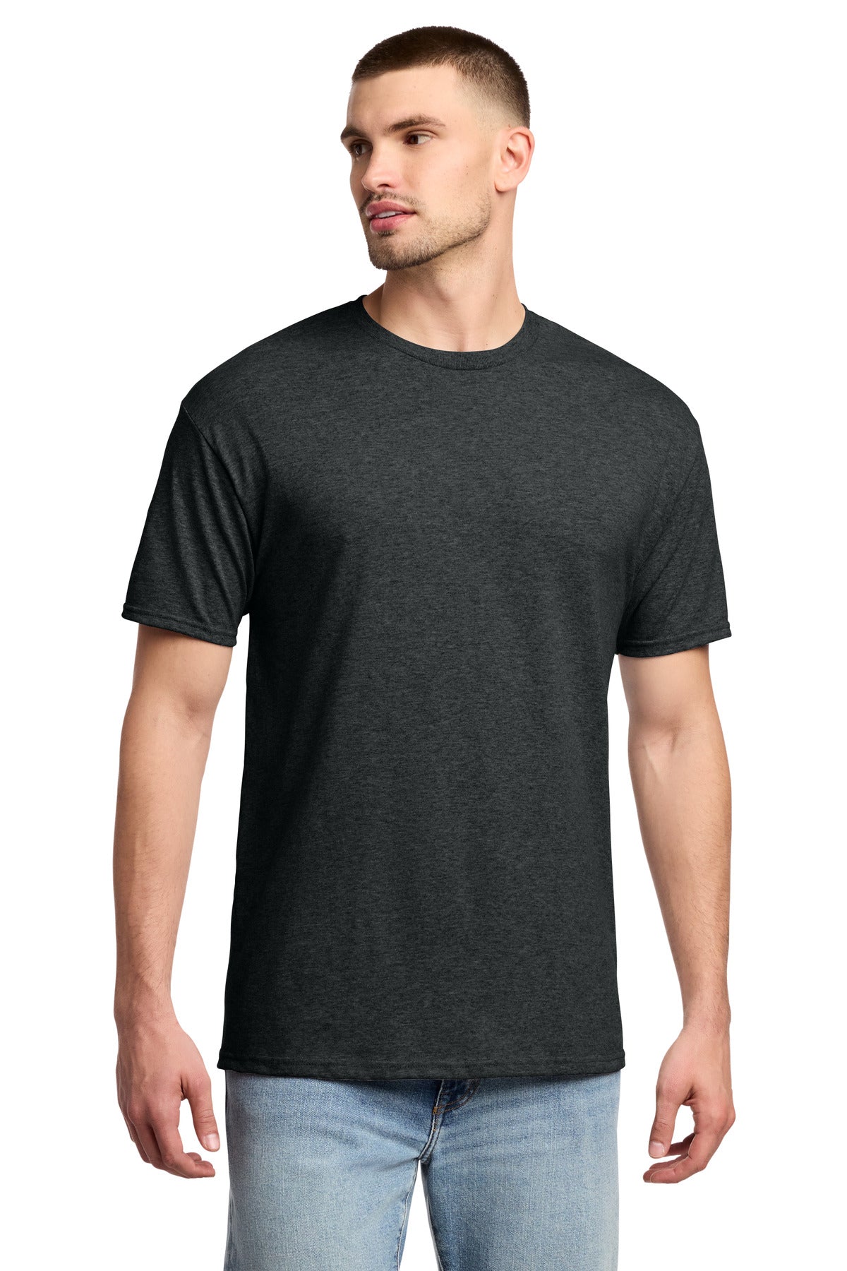 Jerzees -  Dri-Power 50/50 Cotton/Poly T-Shirt - Black Heather
