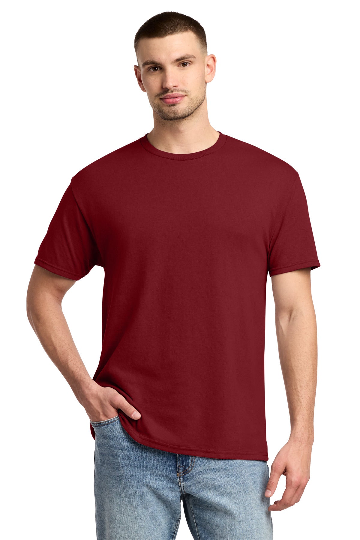 Jerzees -  Dri-Power 50/50 Cotton/Poly T-Shirt - Cardinal