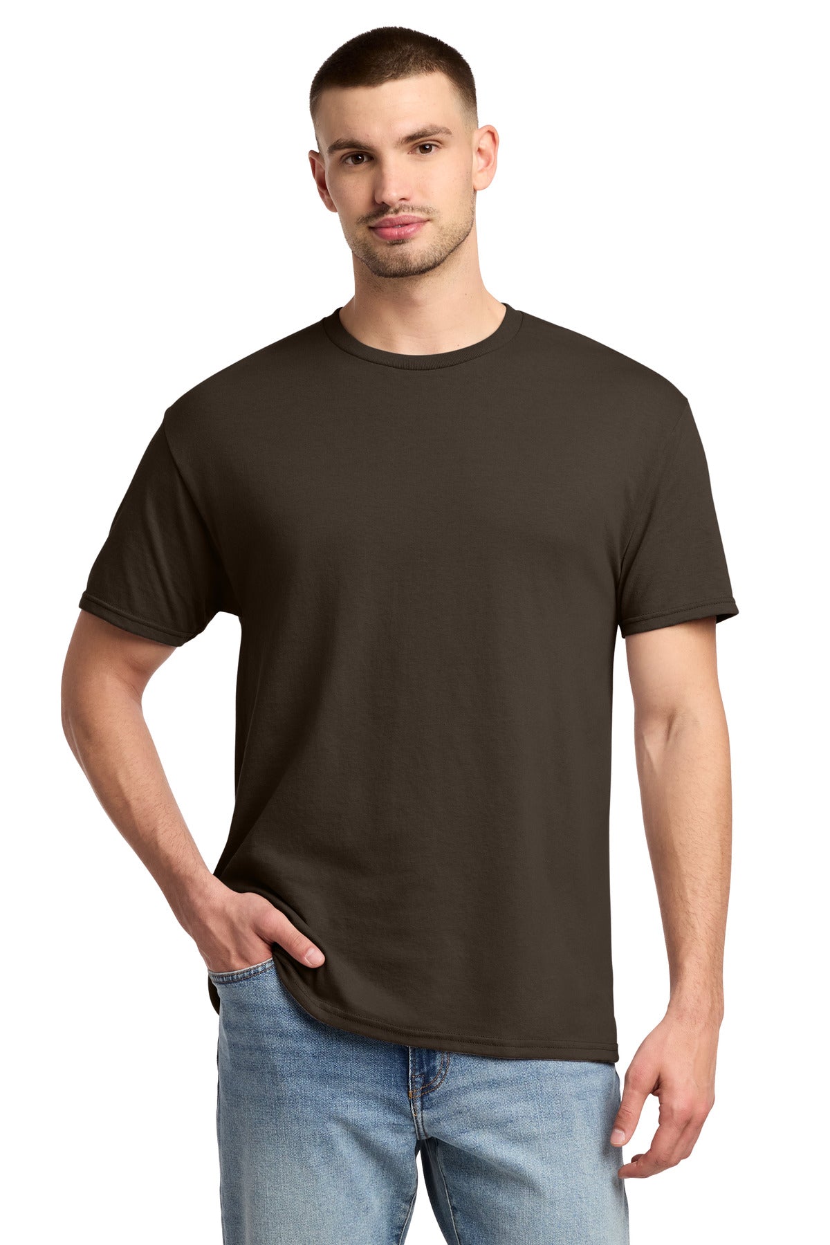 Jerzees -  Dri-Power 50/50 Cotton/Poly T-Shirt - Chocolate