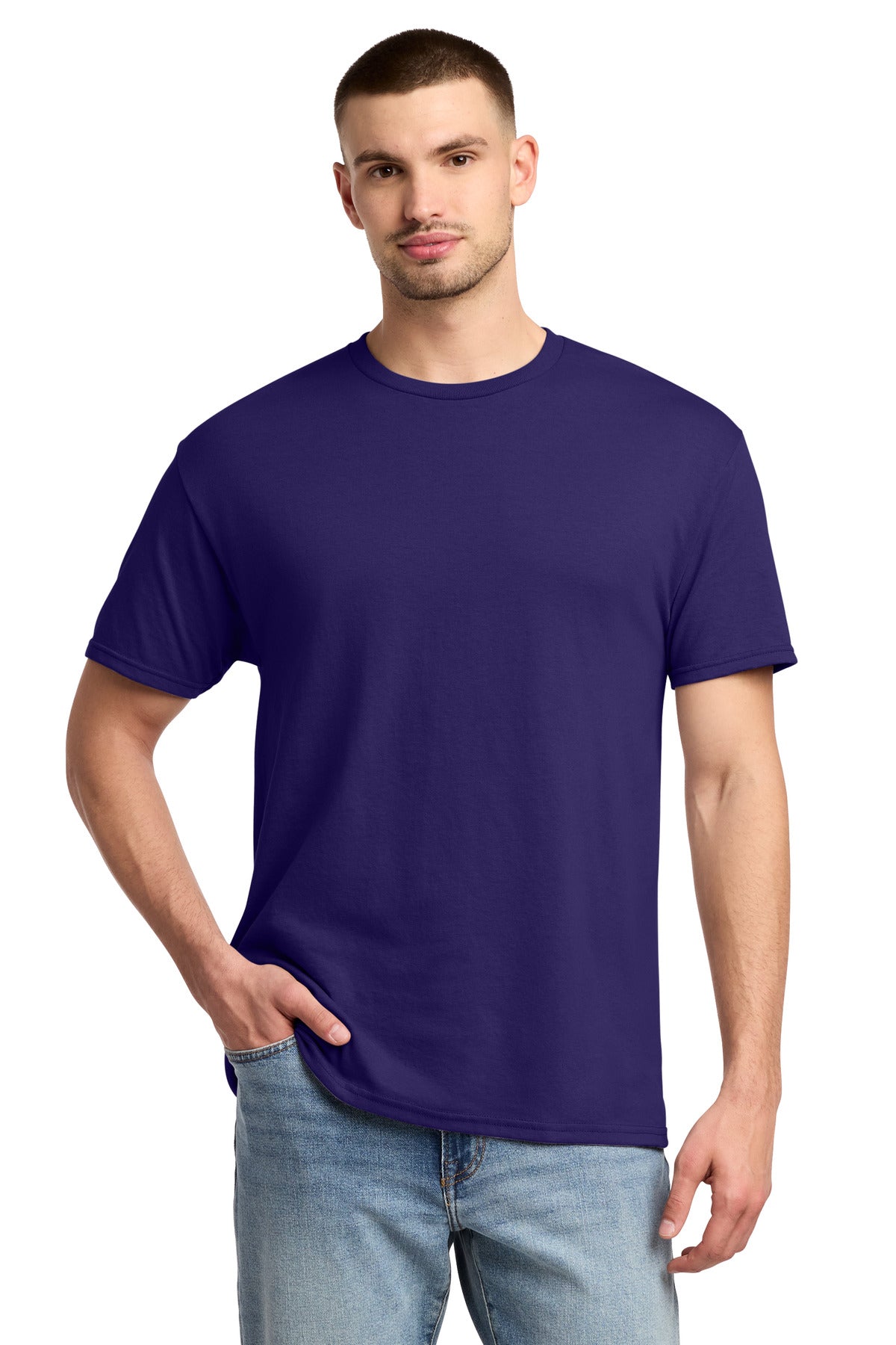 Jerzees -  Dri-Power 50/50 Cotton/Poly T-Shirt - Deep Purple