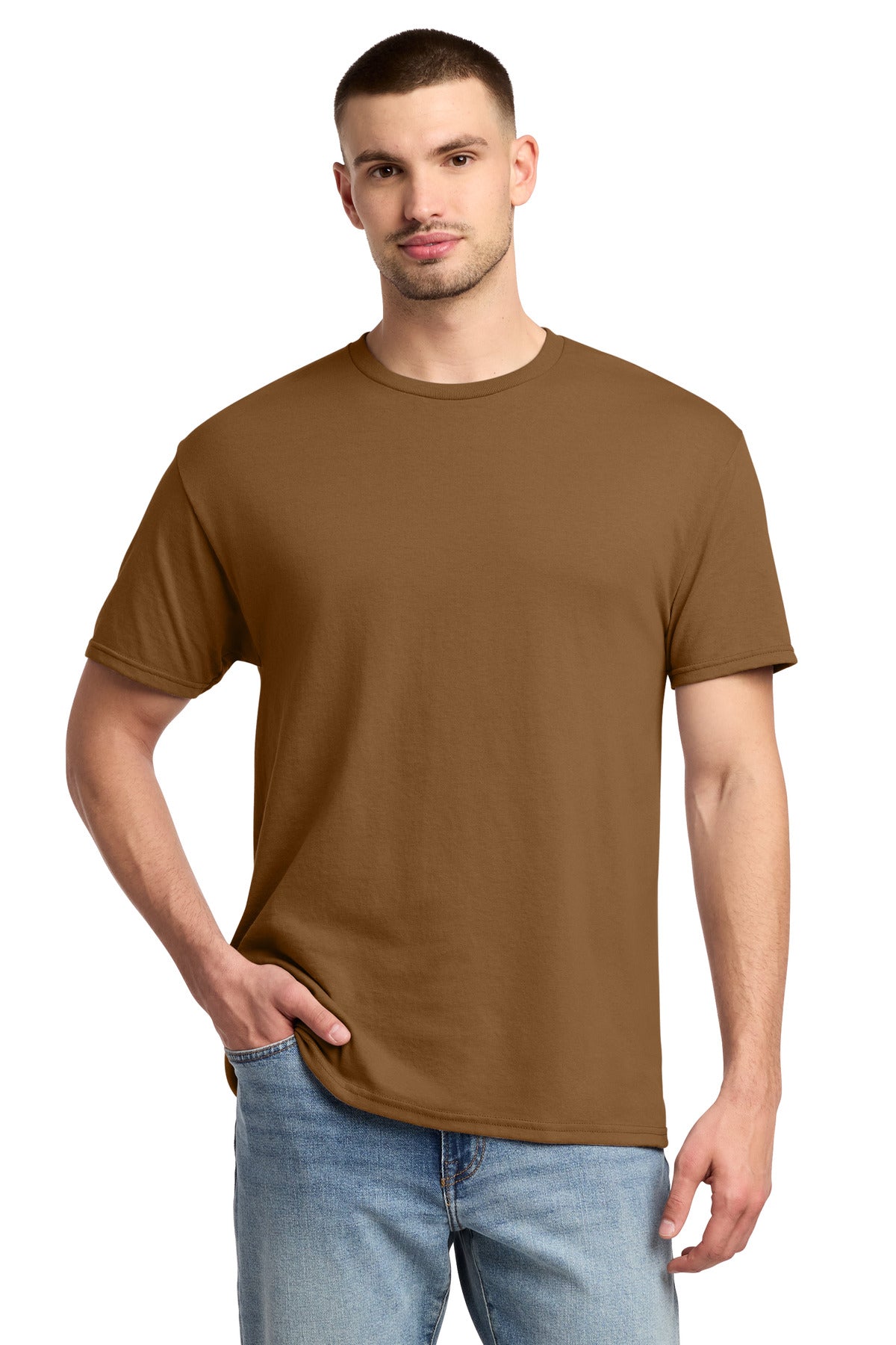 Jerzees -  Dri-Power 50/50 Cotton/Poly T-Shirt - Golden Pecan