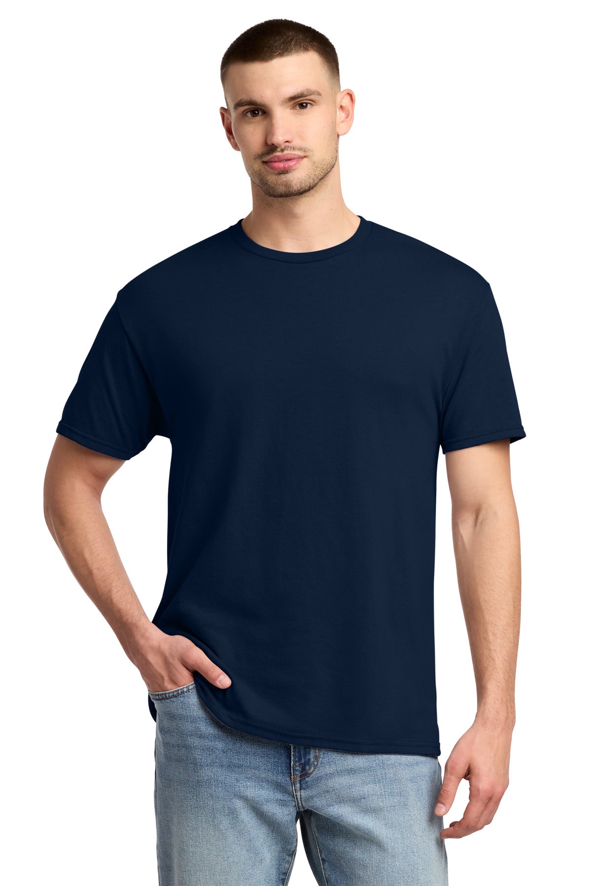 Jerzees -  Dri-Power 50/50 Cotton/Poly T-Shirt - J. Navy