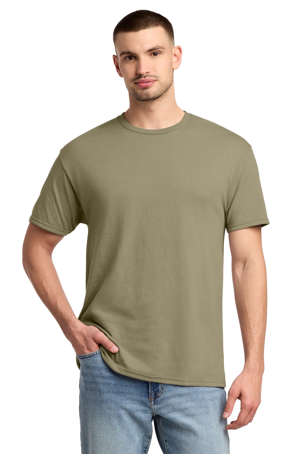 Jerzees -  Dri-Power 50/50 Cotton/Poly T-Shirt - Khaki
