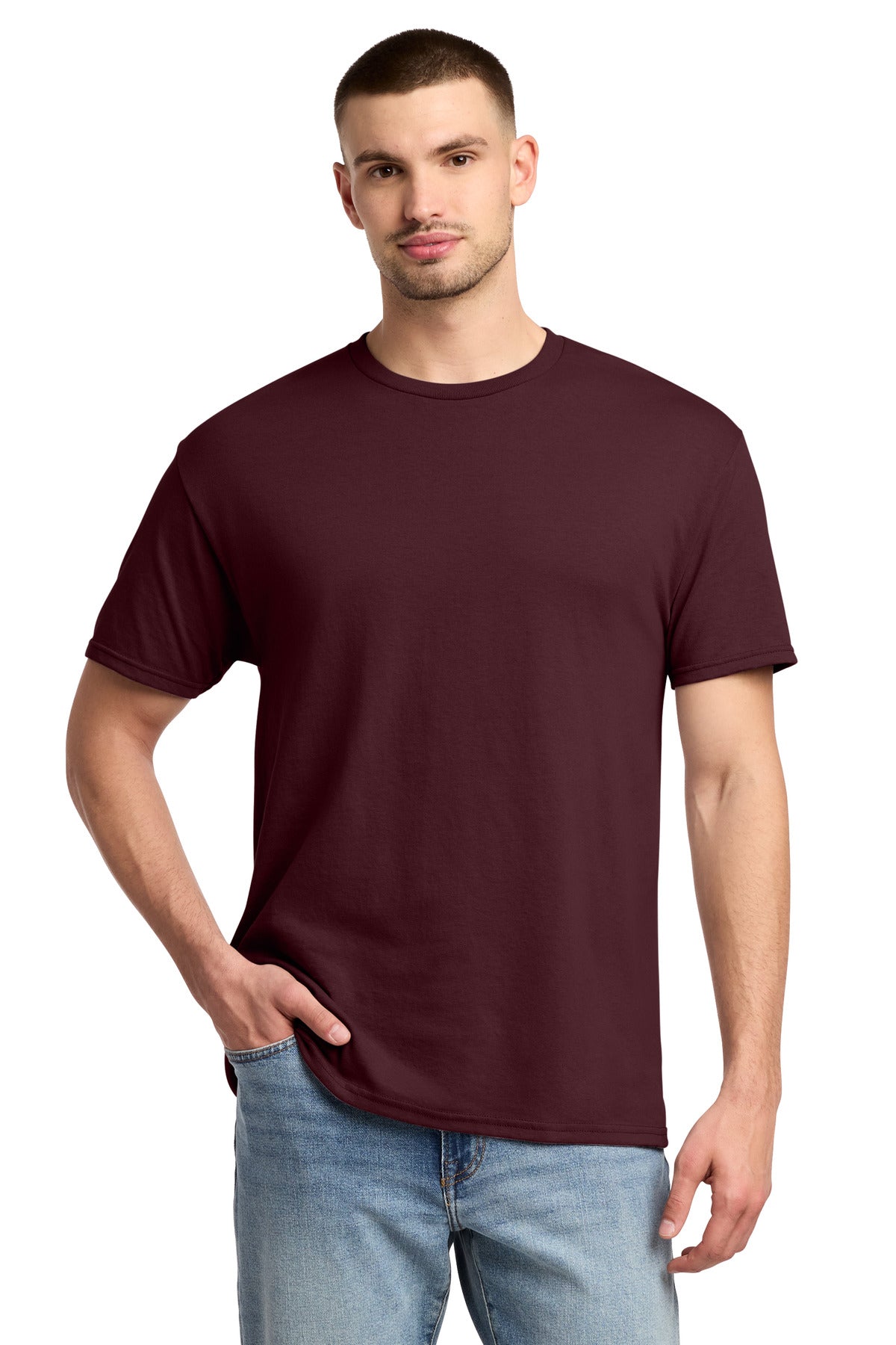 Jerzees -  Dri-Power 50/50 Cotton/Poly T-Shirt - Maroon