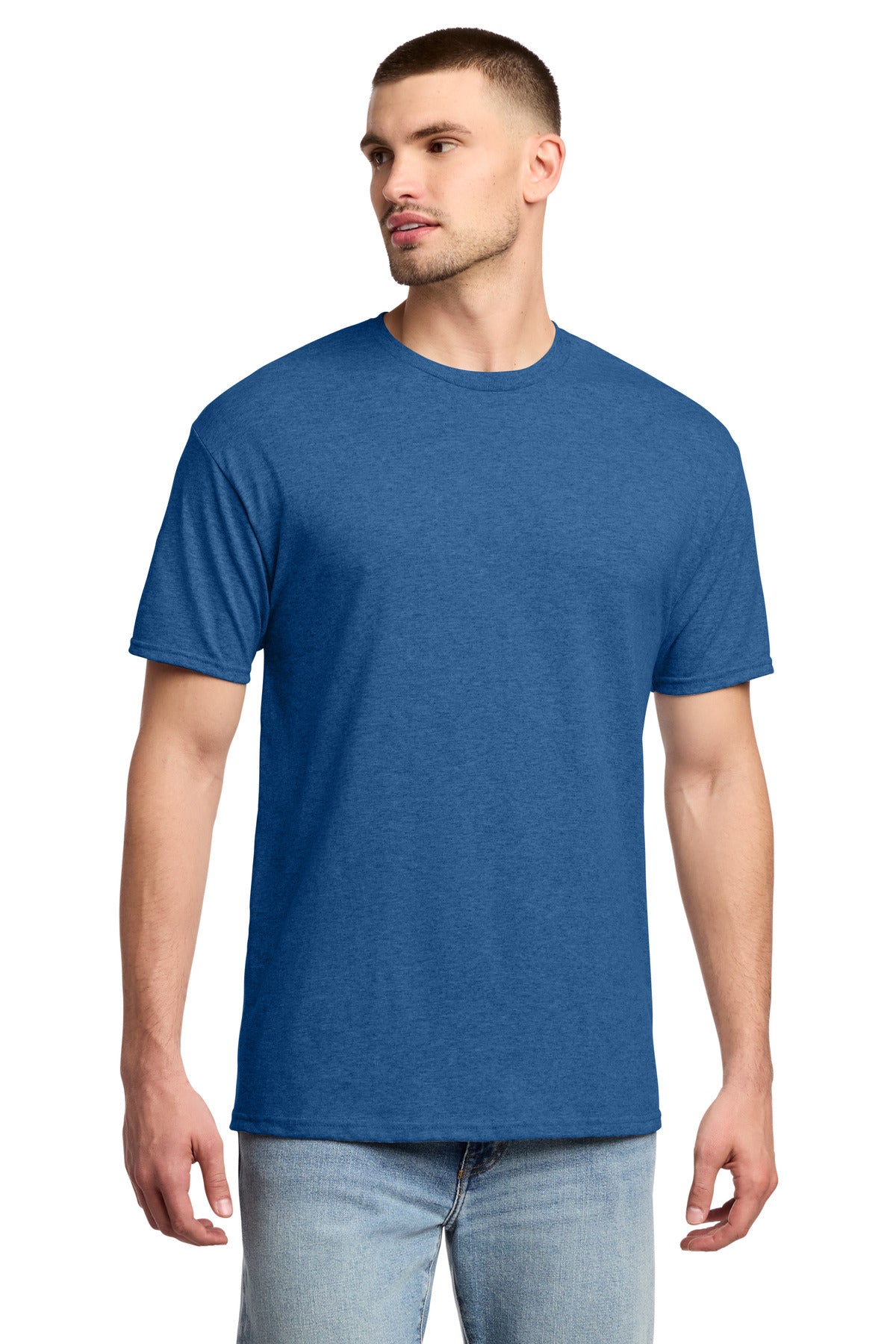 Jerzees -  Dri-Power 50/50 Cotton/Poly T-Shirt - Retro Heather Royal