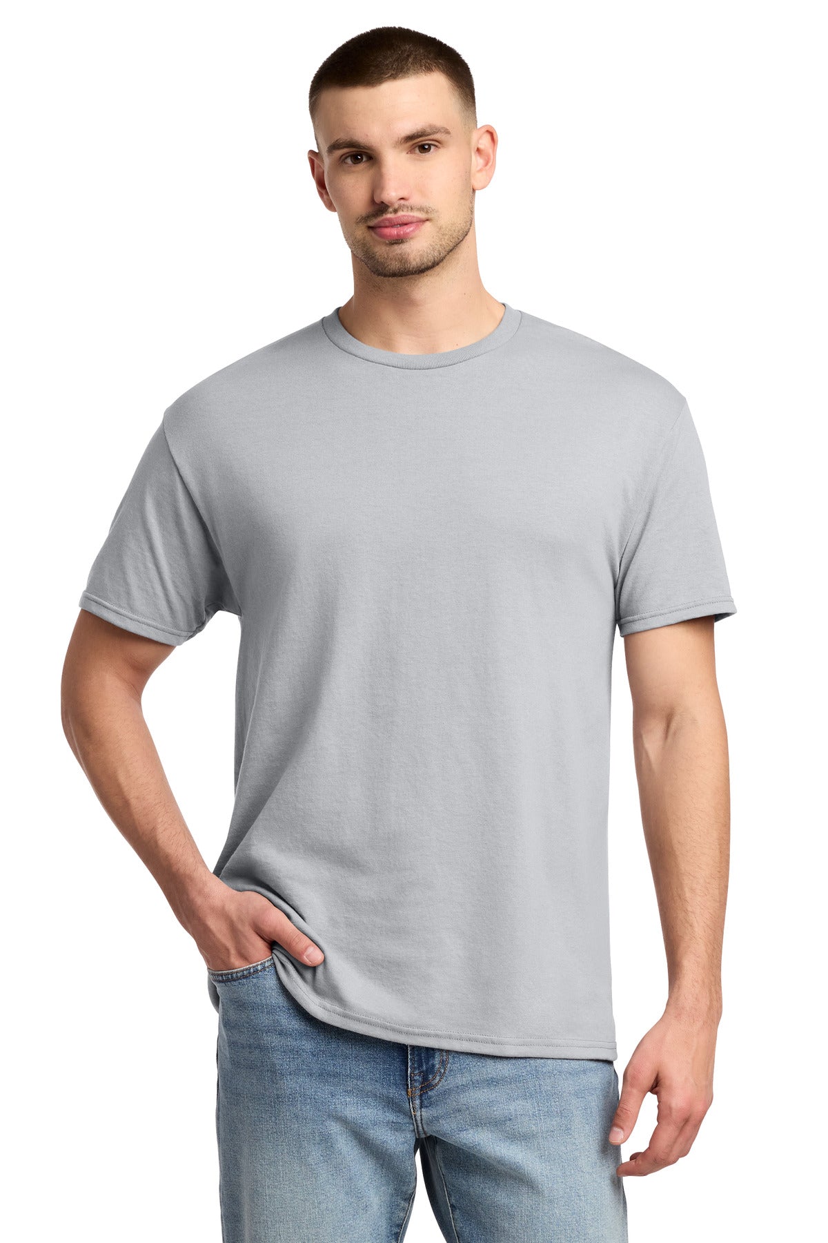 Jerzees -  Dri-Power 50/50 Cotton/Poly T-Shirt - Silver
