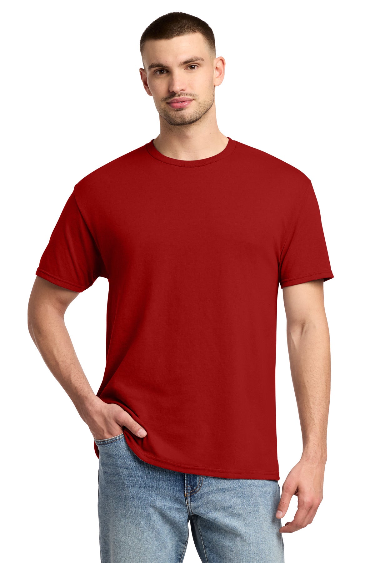 Jerzees -  Dri-Power 50/50 Cotton/Poly T-Shirt - True Red