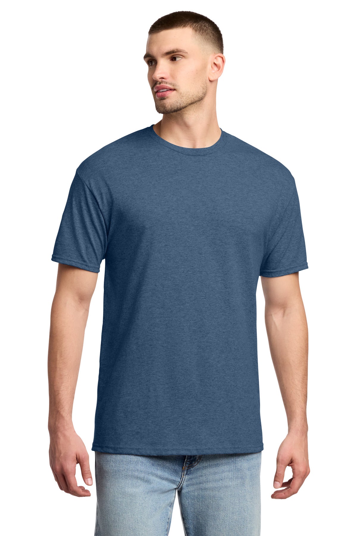 Jerzees -  Dri-Power 50/50 Cotton/Poly T-Shirt - Vintage Heather Blue