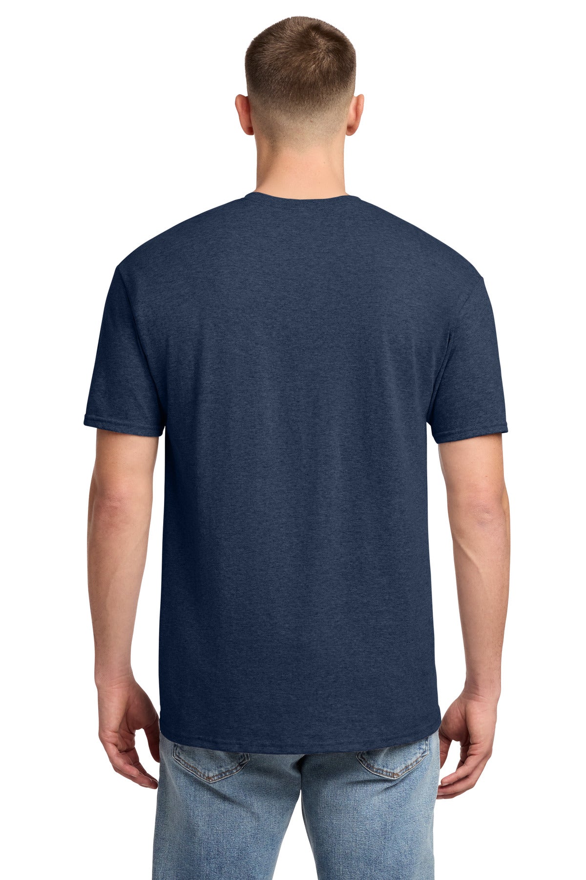 Jerzees -  Dri-Power 50/50 Cotton/Poly T-Shirt - Vintage Heather Navy