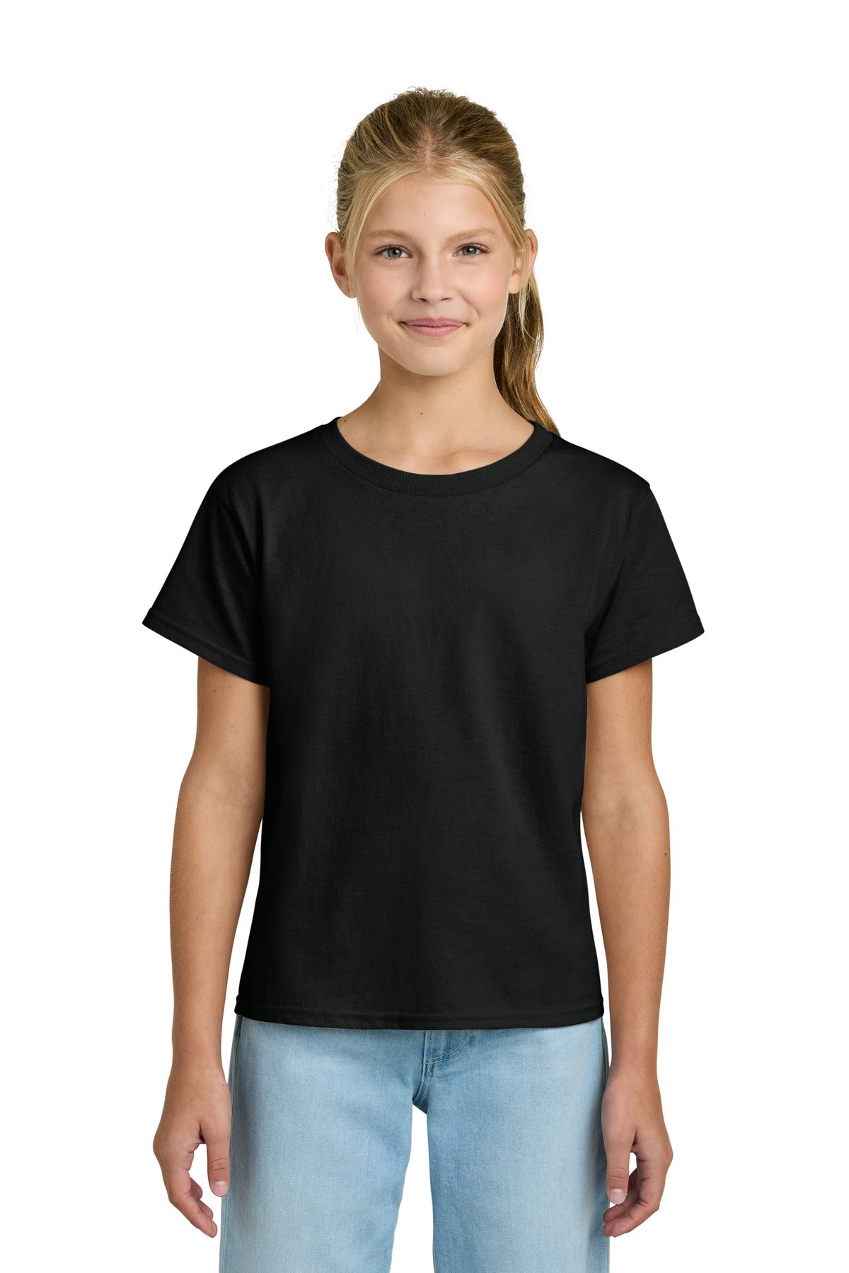 Gildan Youth Light Cotton Tee - Black