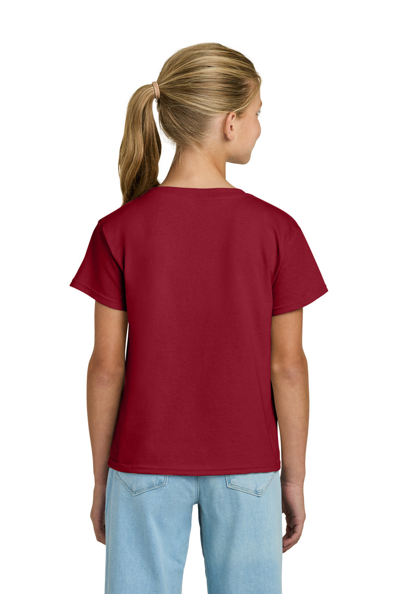 Gildan Youth Light Cotton Tee - Cherry Red