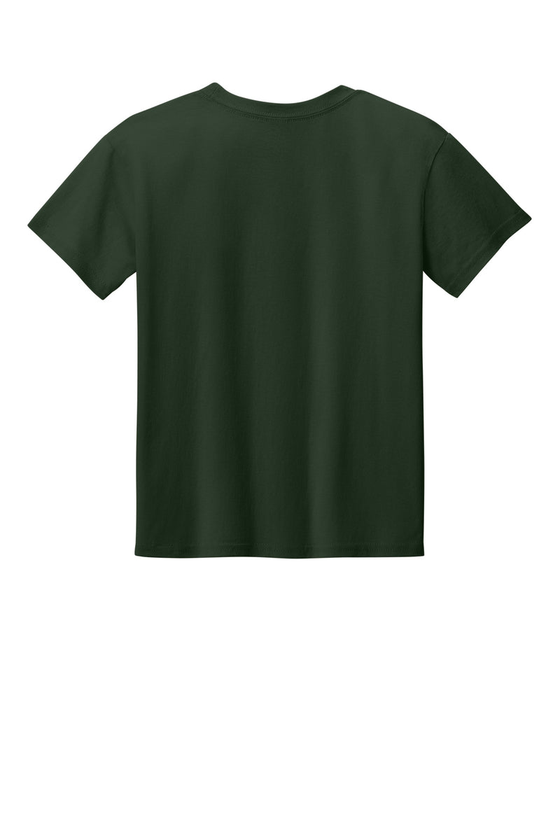 Gildan Youth Light Cotton Tee - Forest Green