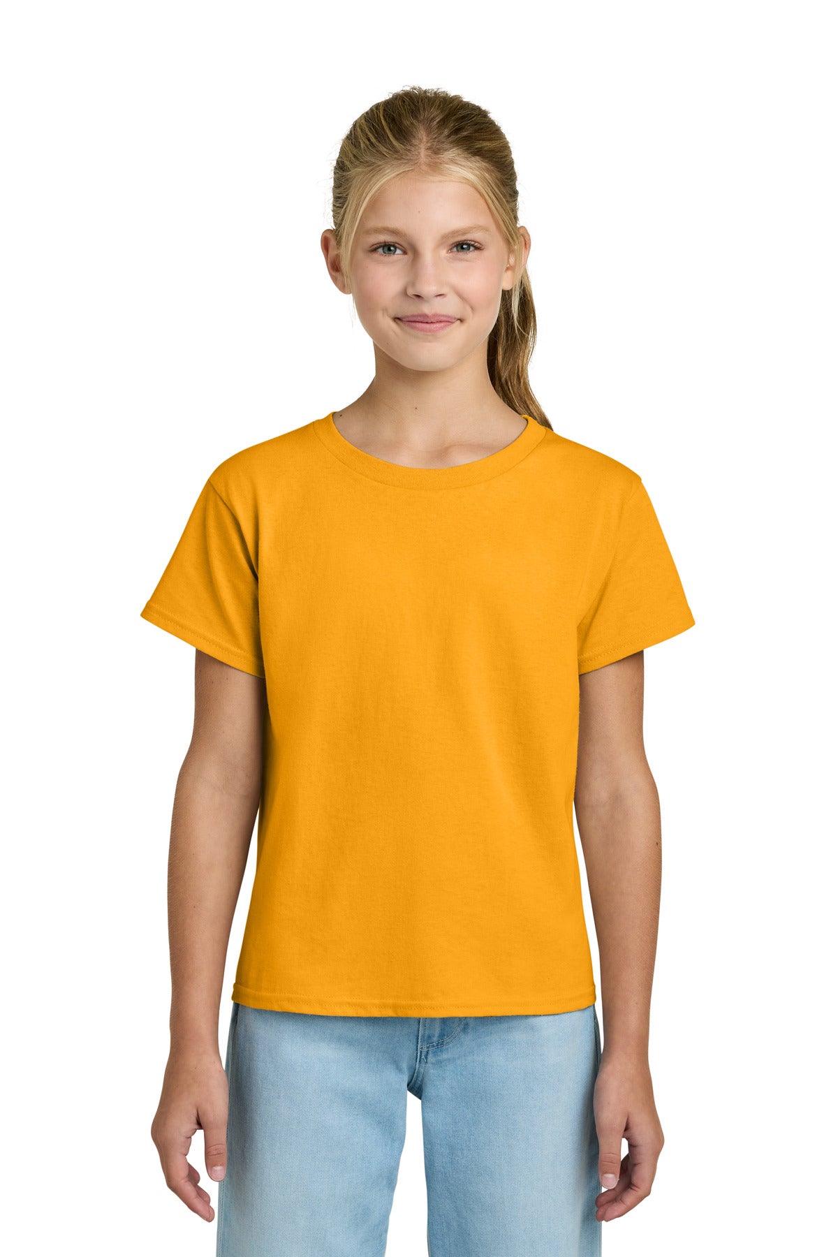 Gildan Youth Light Cotton Tee - Gold