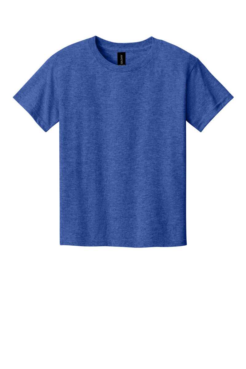 Gildan Youth Light Cotton Tee - Heather Royal