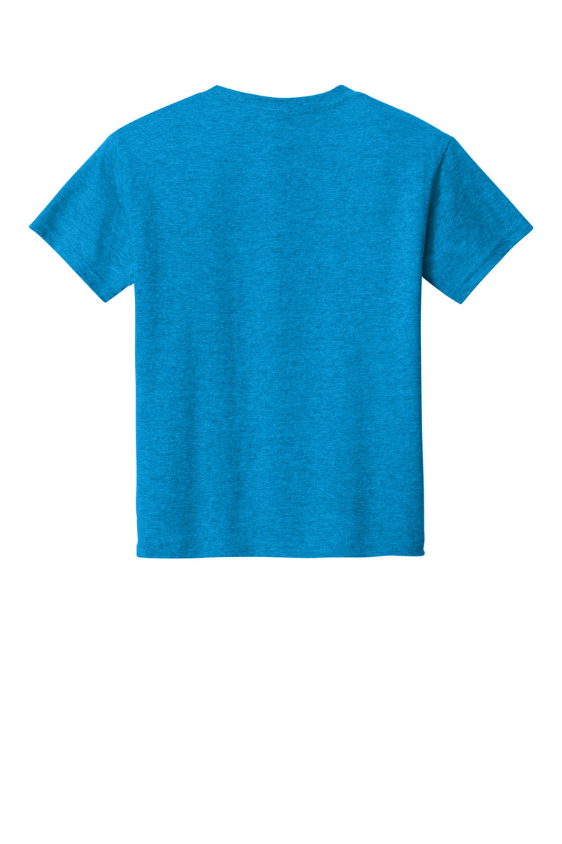 Gildan Youth Light Cotton Tee - Heather Sapphire