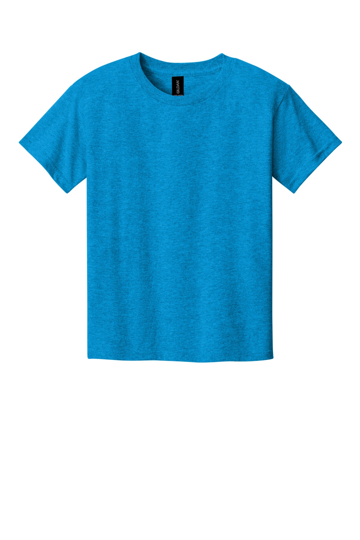 Gildan Youth Light Cotton Tee - Heather Sapphire