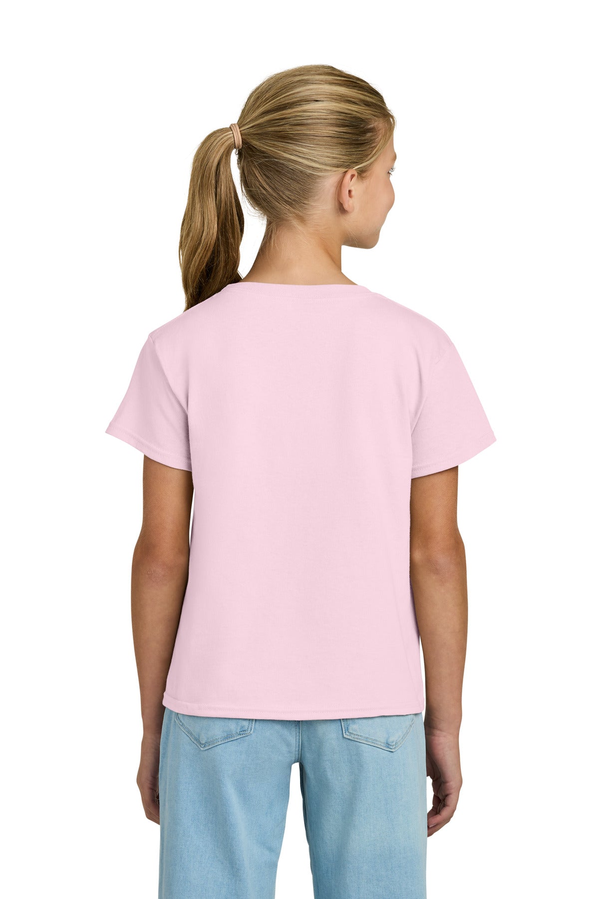 Gildan Youth Light Cotton Tee - Light Pink