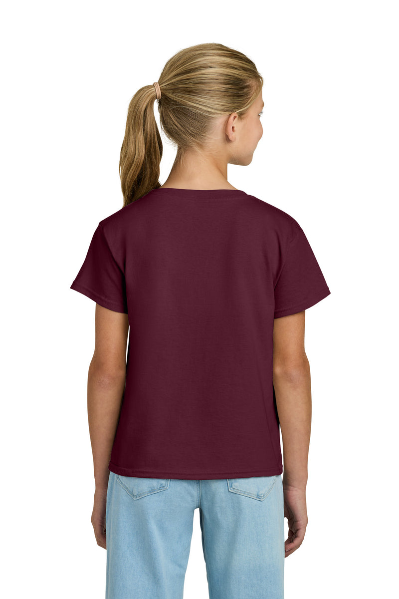 Gildan Youth Light Cotton Tee - Maroon